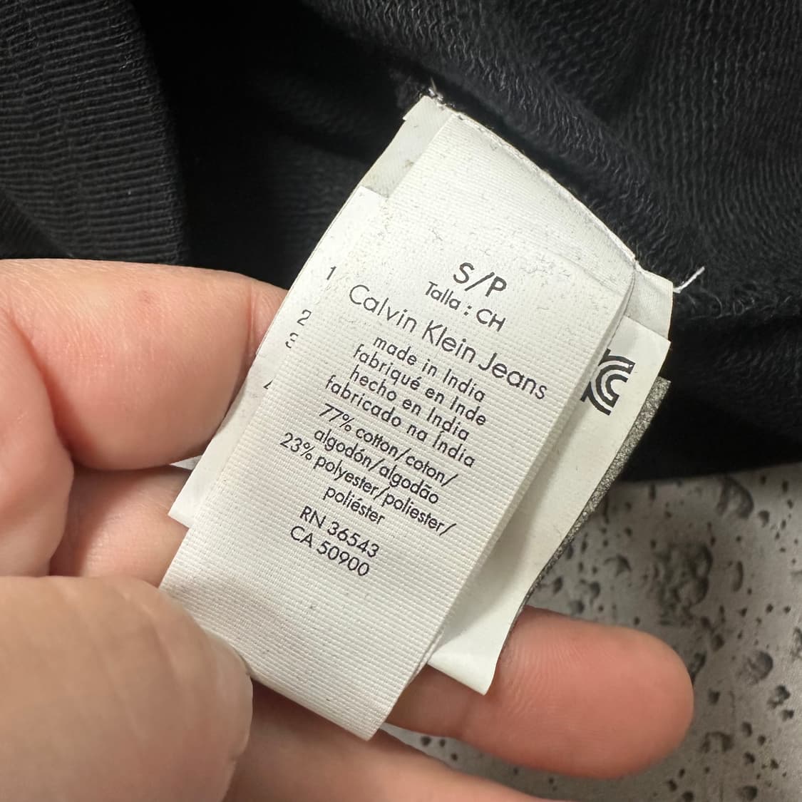 ✨ (새상품) CK 캘빈클라인 블랙 반집업 상품이미지5