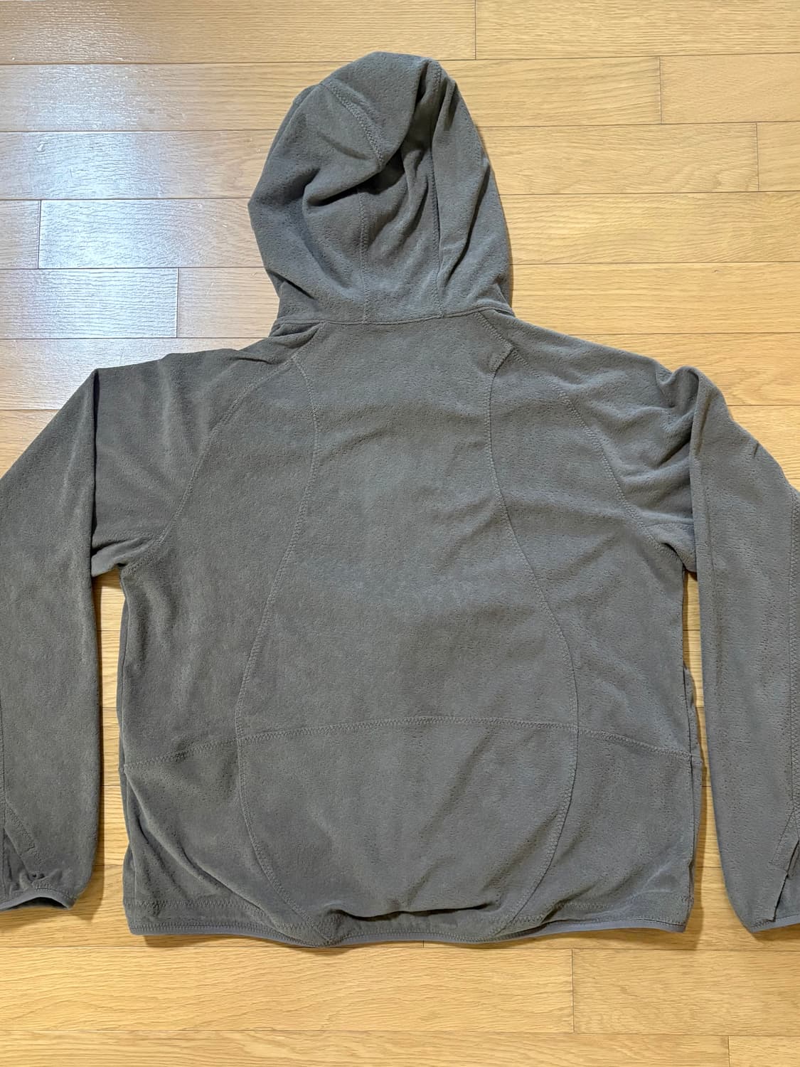 산산기어 버튼 플리스 재킷 브라운 상품이미지2