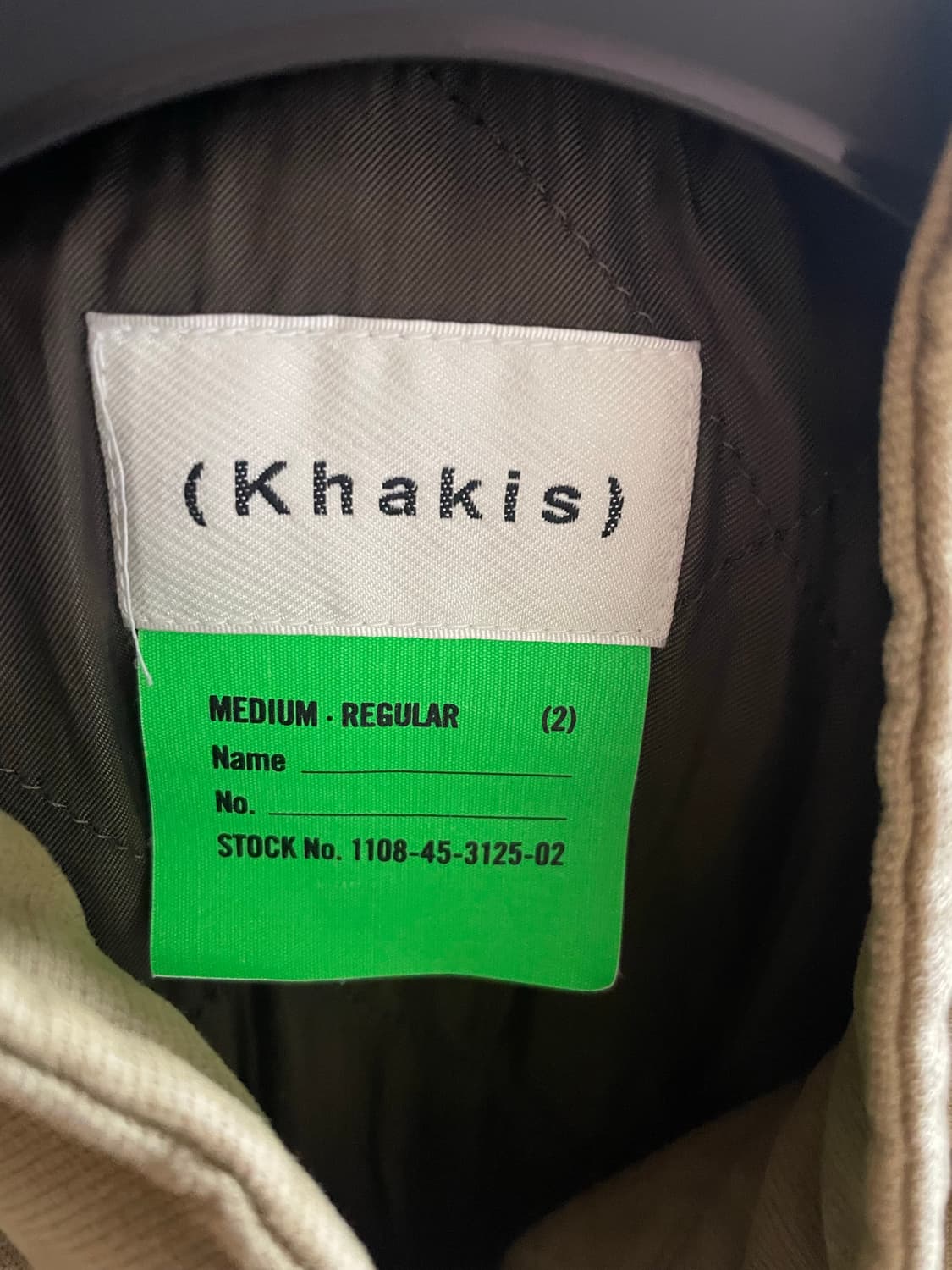 카키스 클럽 워시드 자켓 M 상품이미지5