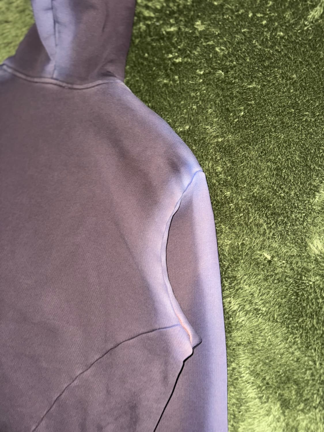 [L] ACW 어콜드월 스프레이 워시드 버지 후드티 브라운 상품이미지9