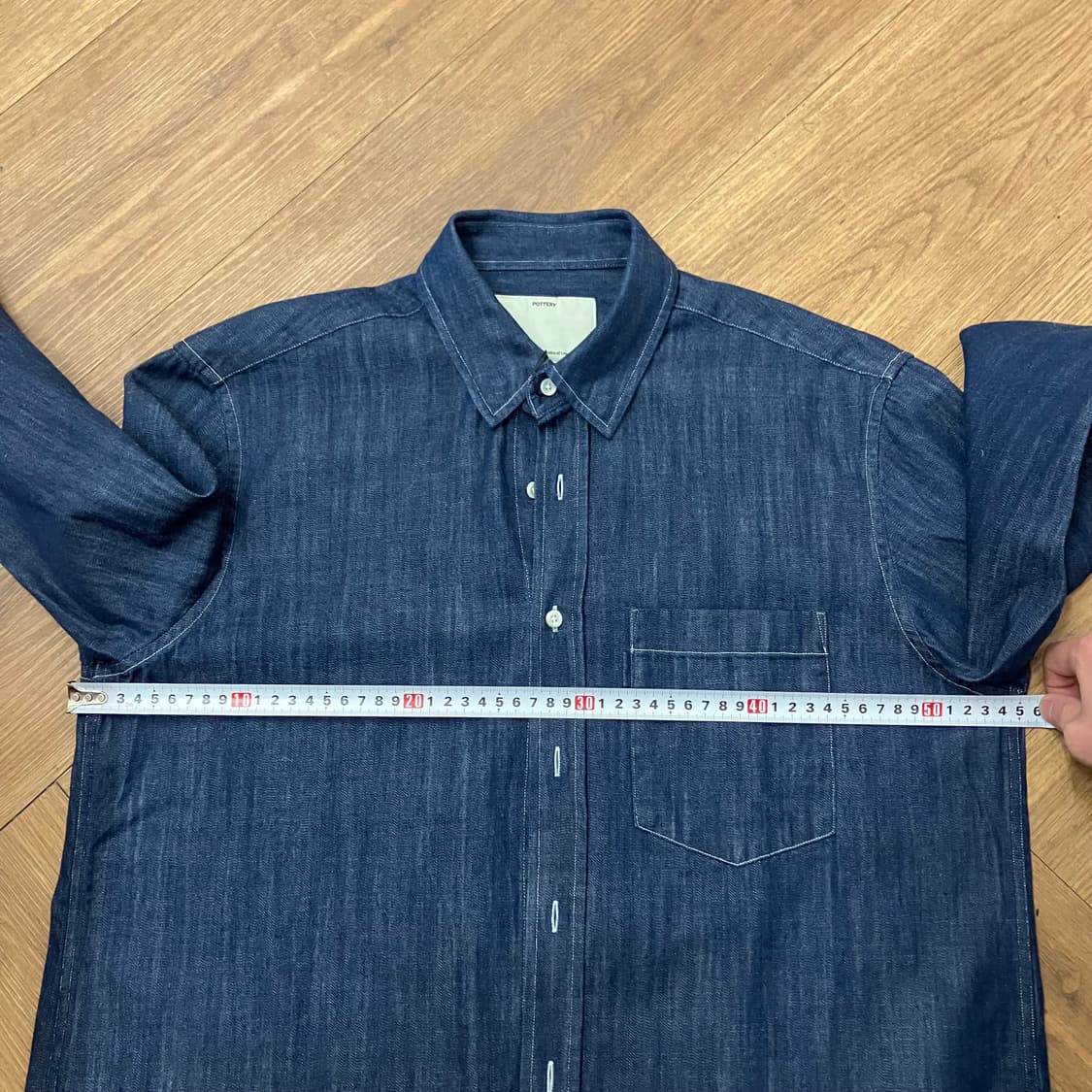 N74 포터리 데님 청셔츠 상품이미지7