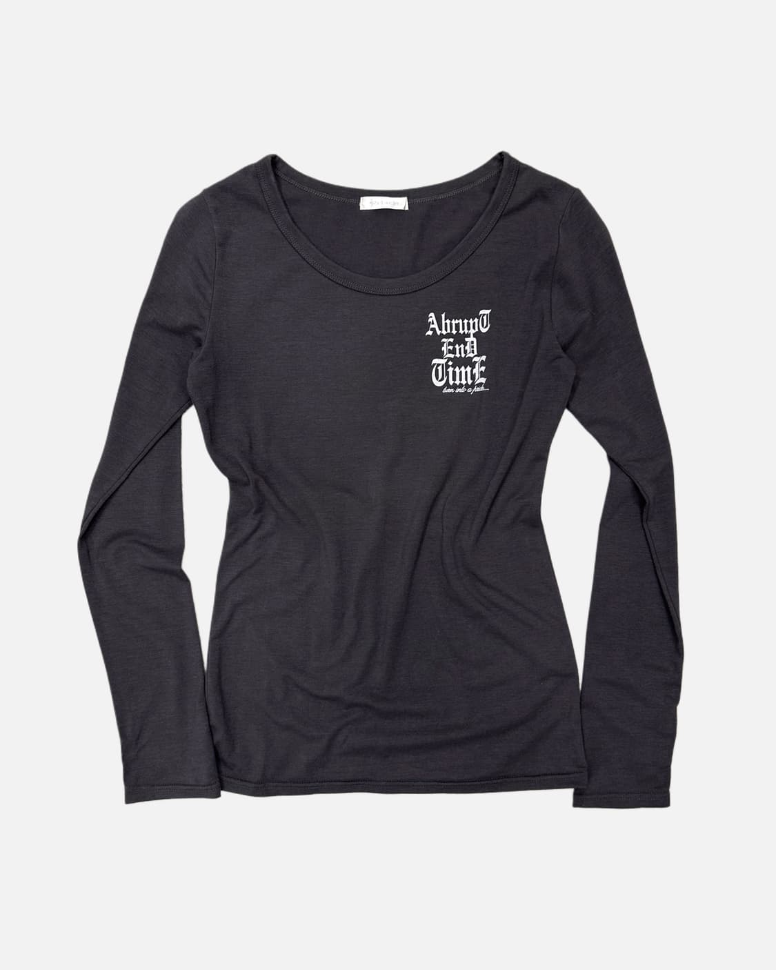 grey lettering printing t-shirt 상품이미지2
