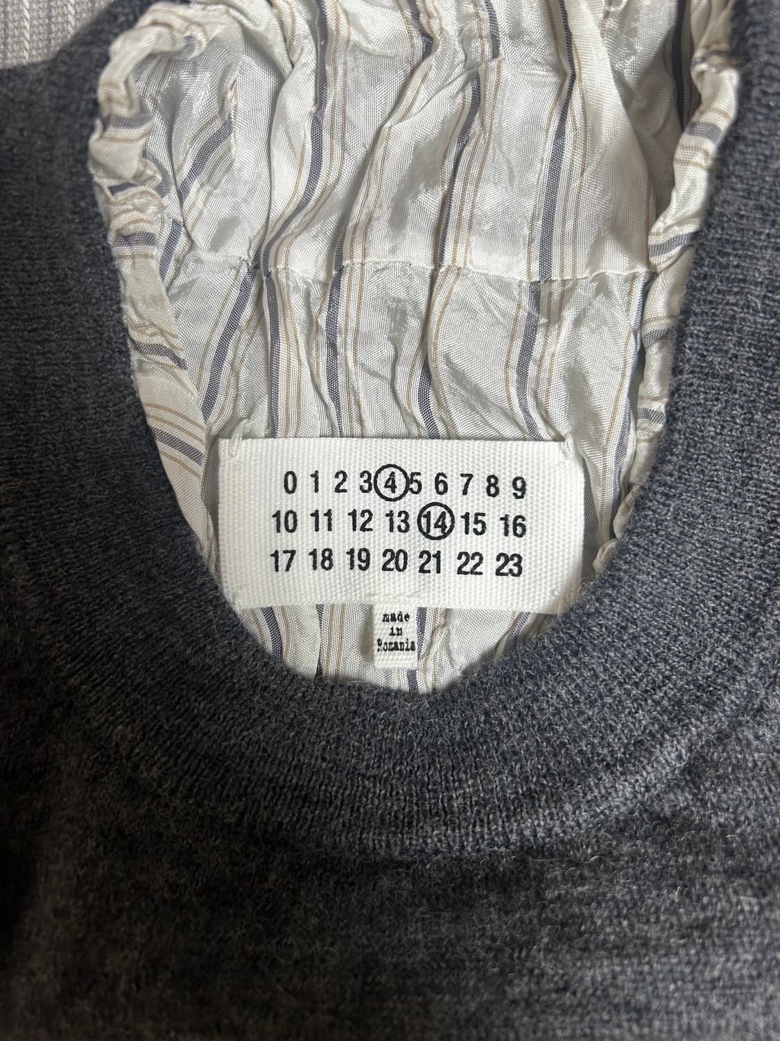 [L] margiela distressed layerd knit 상품이미지3