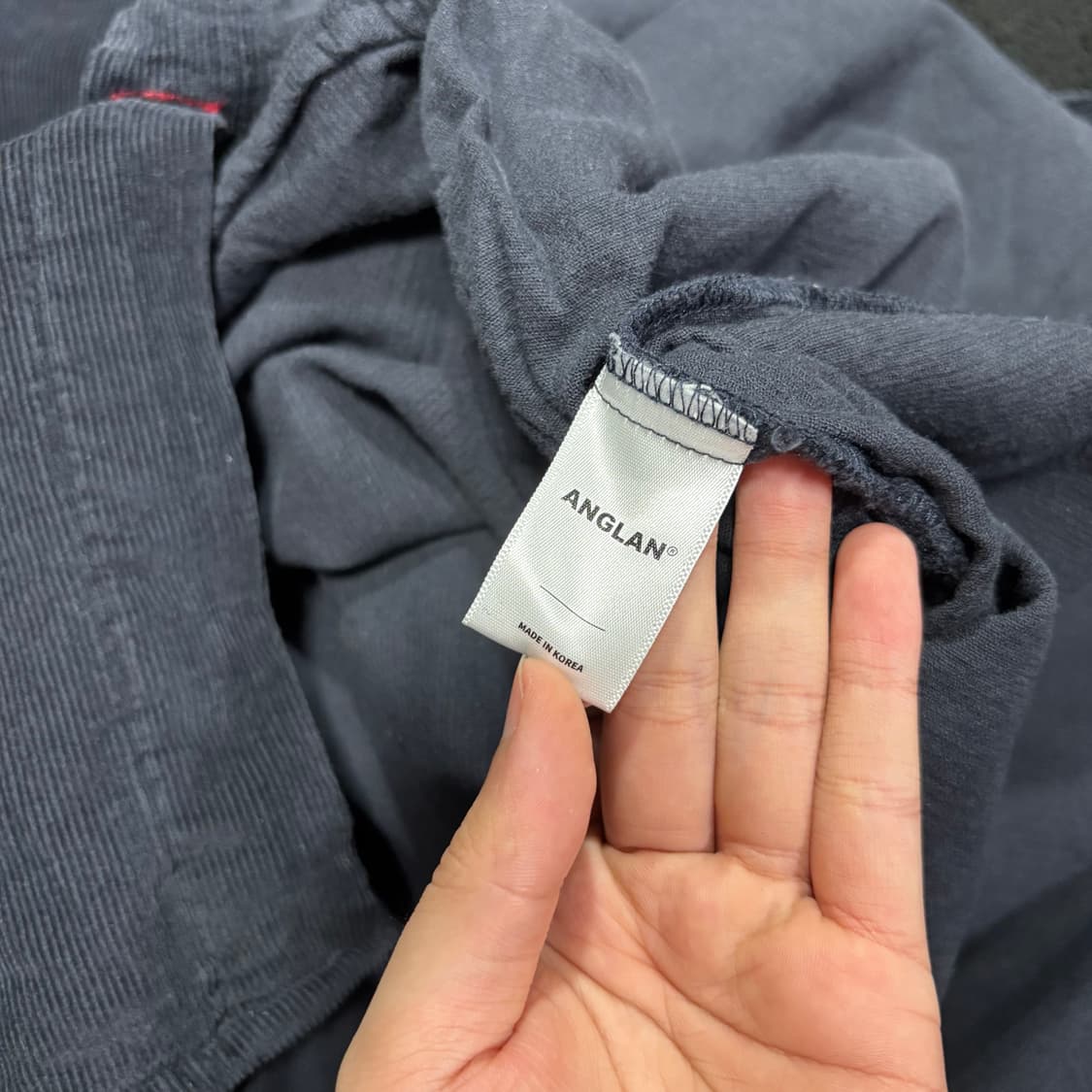 FREE 앵글런 다크네이비 오버사이즈 코듀로이 셔츠 자켓 상품이미지6