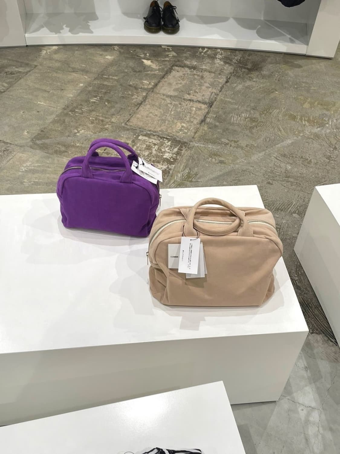 꼼데가르송 스웨이드백 베이지 S / 제니 가방 상품이미지7