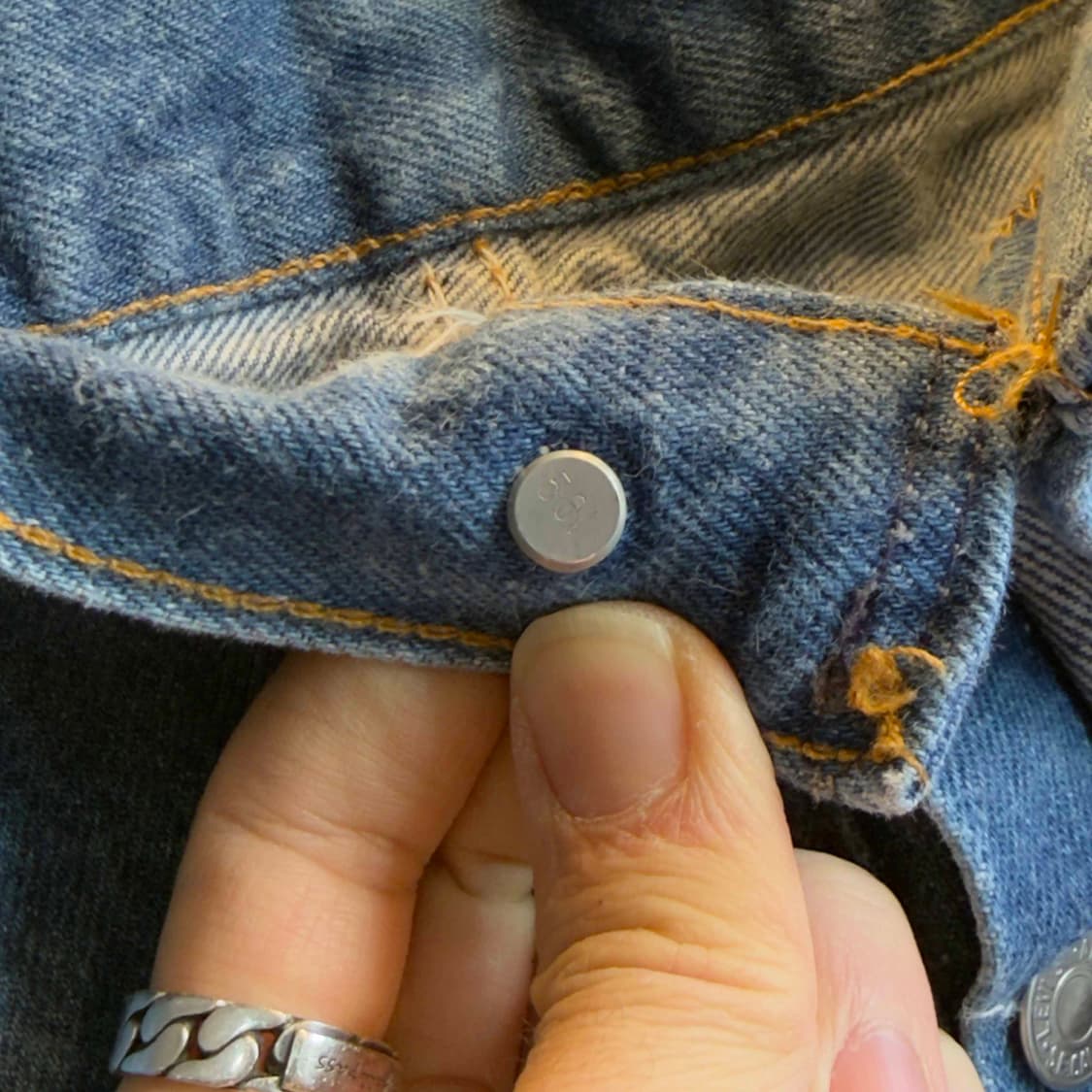 80s 리바이스 501 데님팬츠 W36 L30 상품이미지5