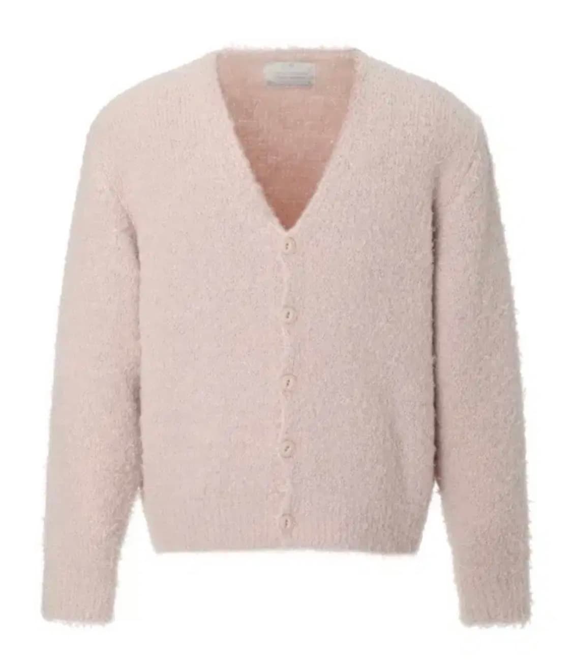 쓰리타임즈 푸들 가디건 핑크 상품이미지1