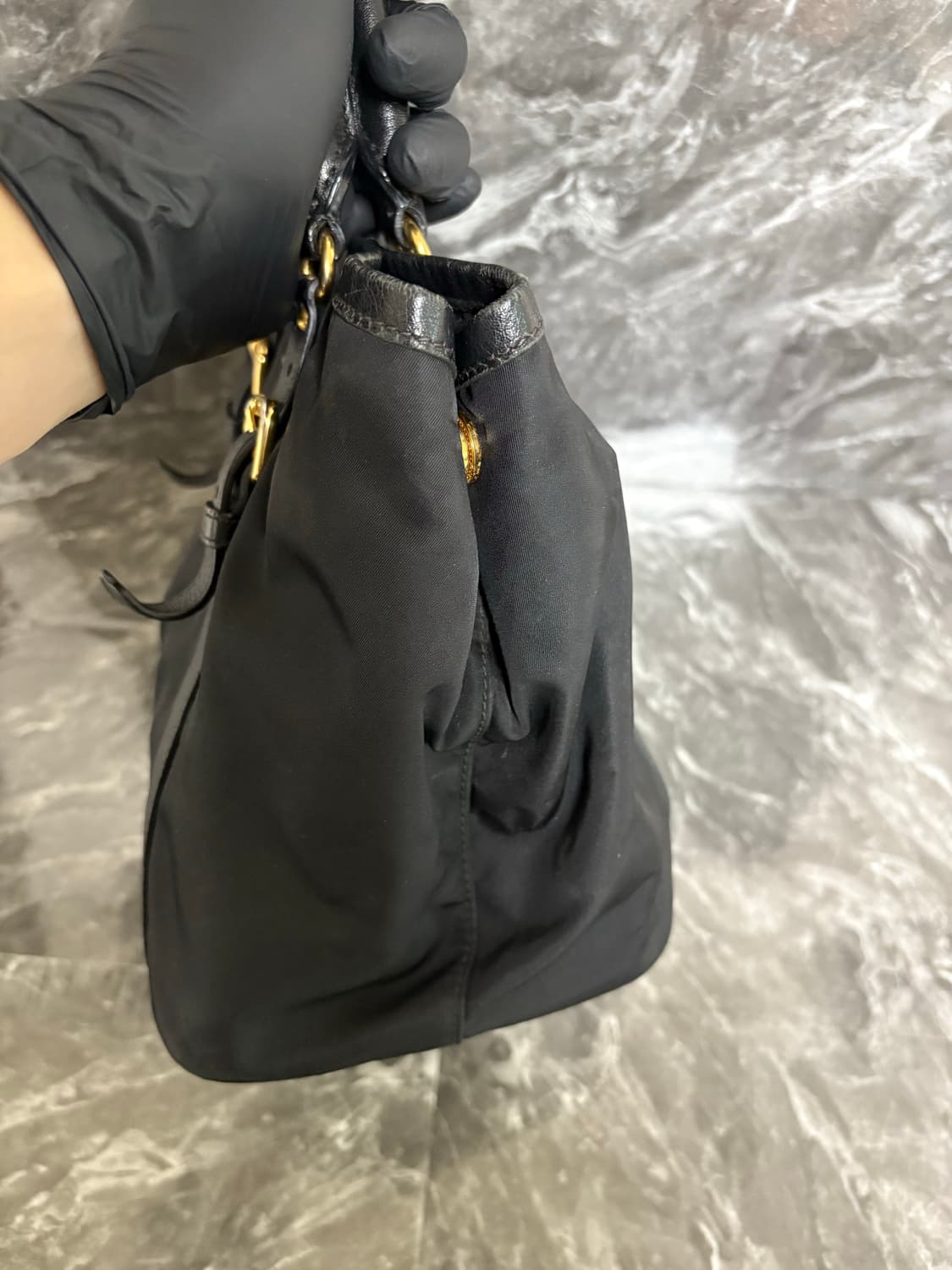 프라다 리나일론 트라이앵글 삼각로고 핸드백/토트백 상품이미지7