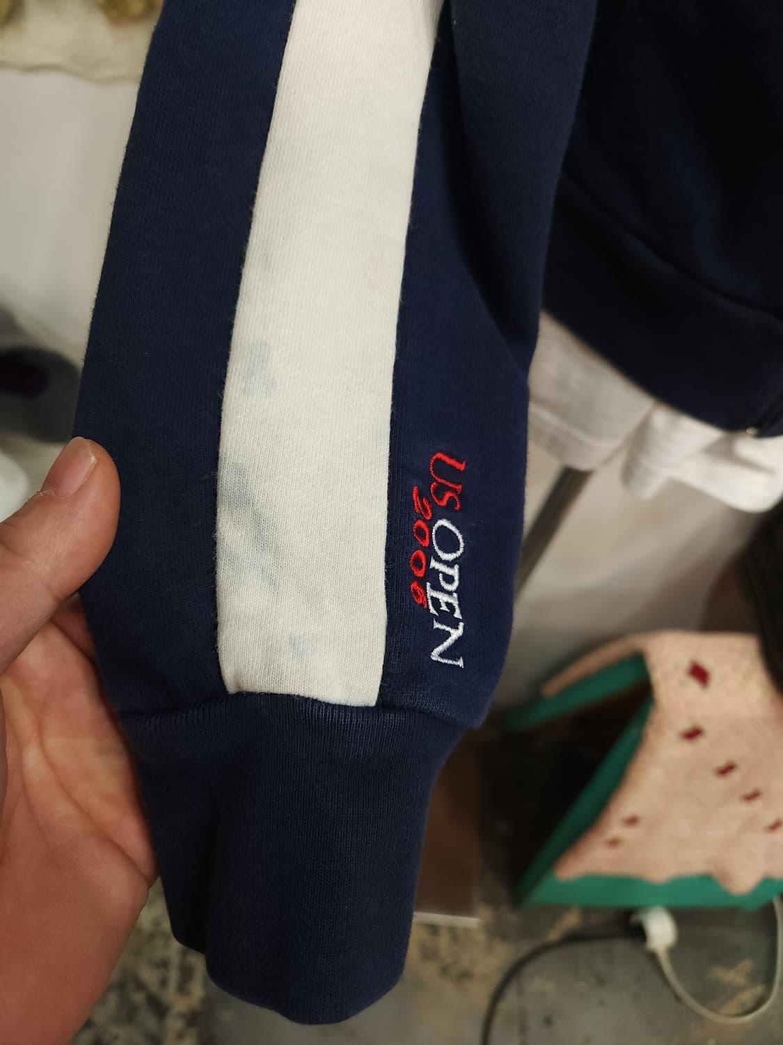 폴로 랄프로렌 2006 us open 빅포니 네이비 후드 집업 상품이미지5