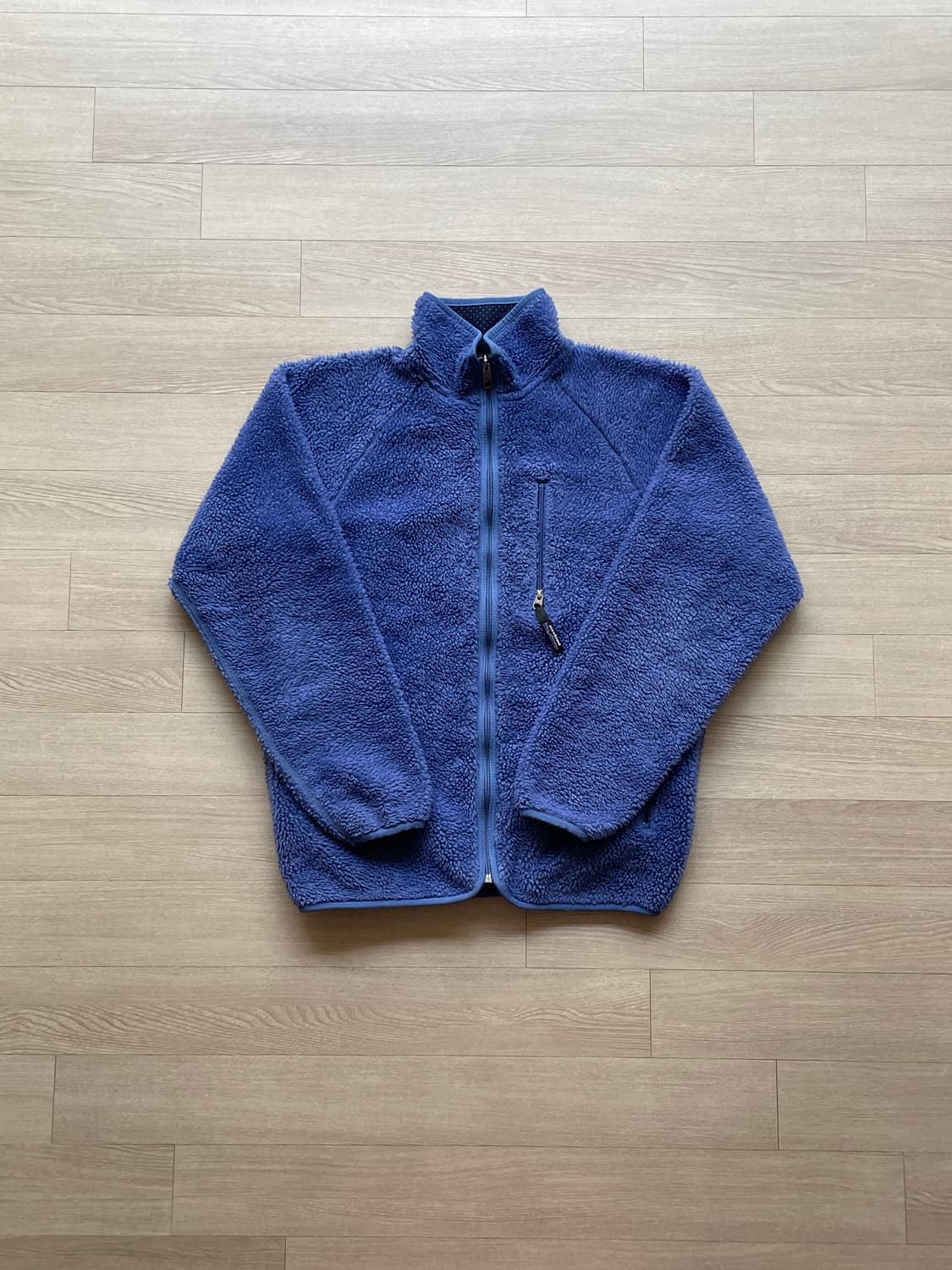 90s 파타고니아 레트로 딥파일 자켓 퍼플 블루 상품이미지1