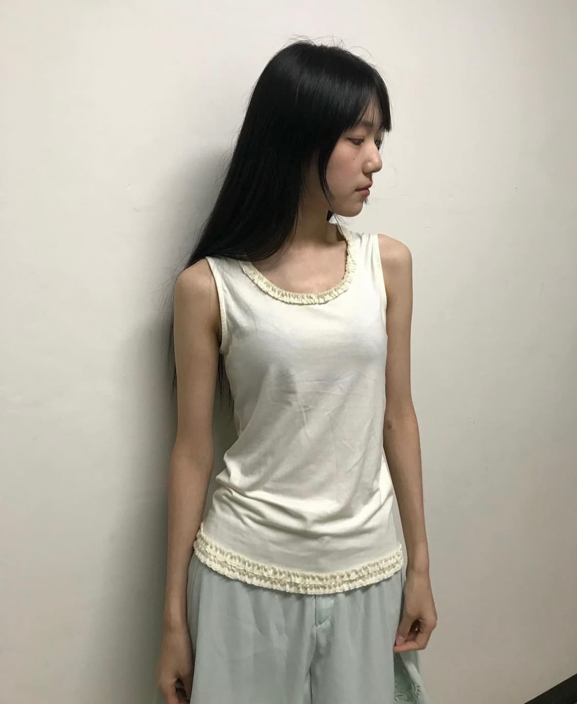 Frill sleeveless 상품이미지3