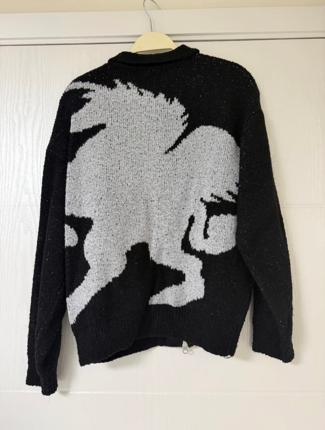 나이스고스트클럽 부클 유니콘 니트 집업(s) 상품이미지4