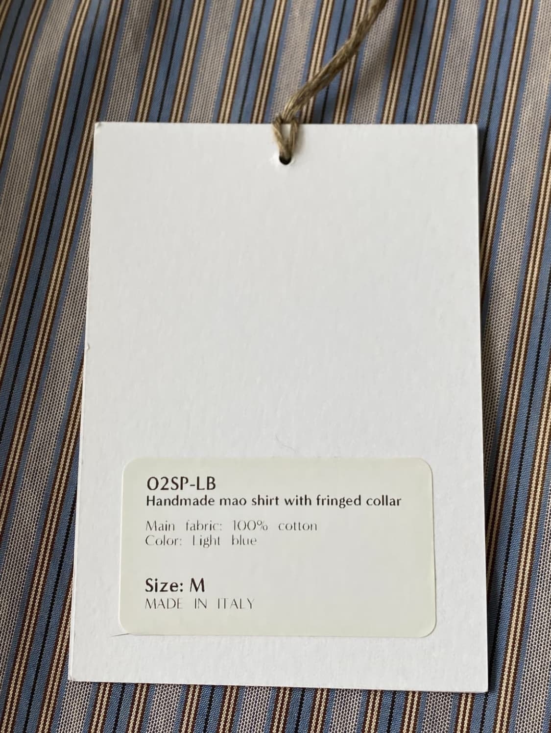 [M] 크리스타세야 핸드메이드 프린지 마오 셔츠 상품이미지6