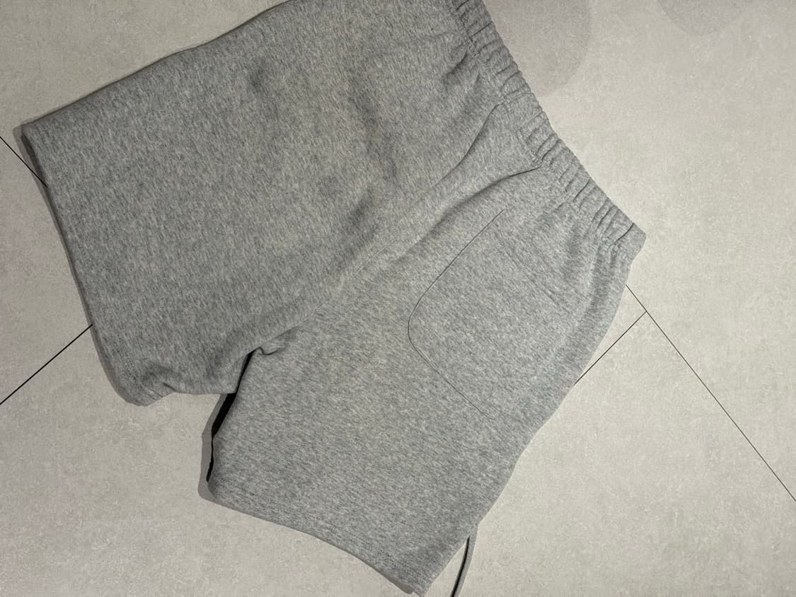 피오갓 에센셜 스웻쇼츠 S 헤더그레이 상품이미지5