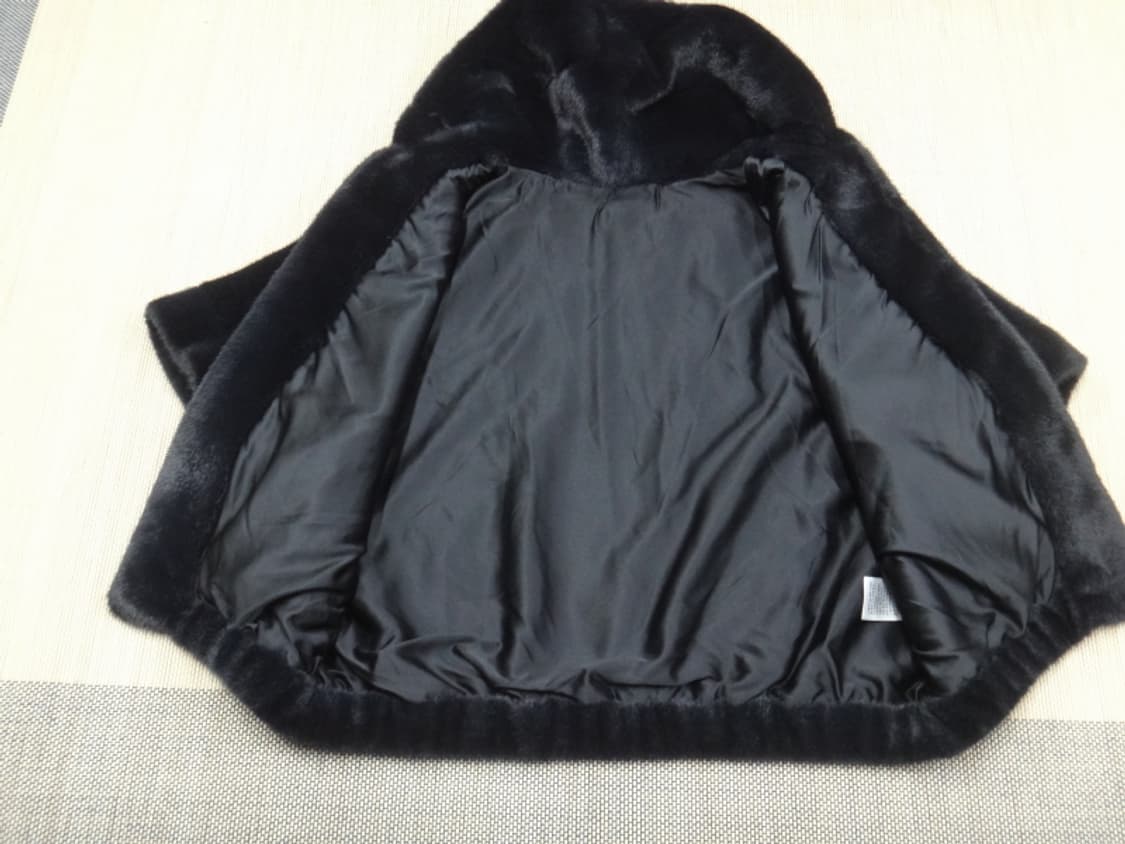 (66) 리오벨 여성 Faux 밍크 케이프 반후드 재킷 상품이미지7