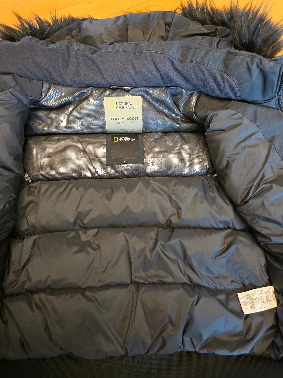 네셔널지오그래픽 블랙 유틸리티 숏패딩M 판매 상품이미지3