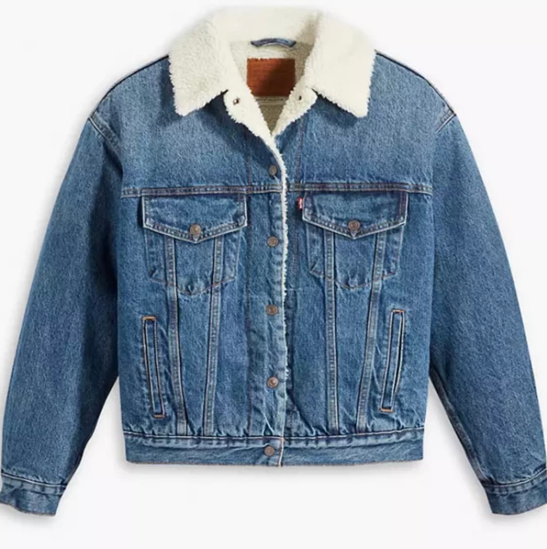 리바이스 우먼즈 데님 쉐르파 양털자켓 상품이미지1
