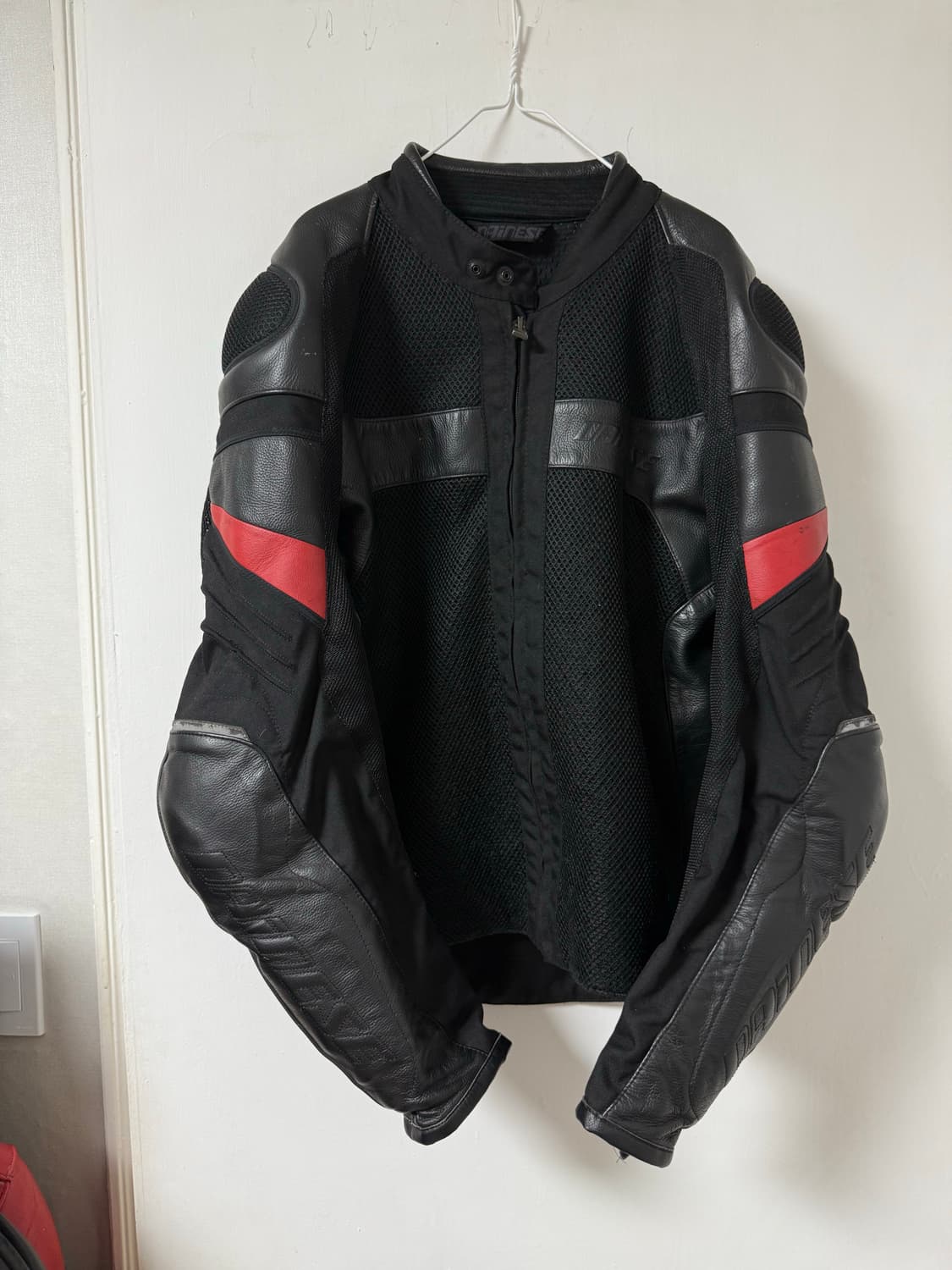 [48] Dainese  레더믹스 패디드 메쉬바이커 자켓 상품이미지2