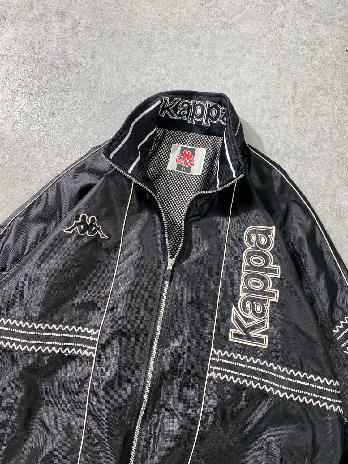 [XL] 90-00s KAPPA 카파 올드스쿨 나일론 집업자켓 상품이미지2