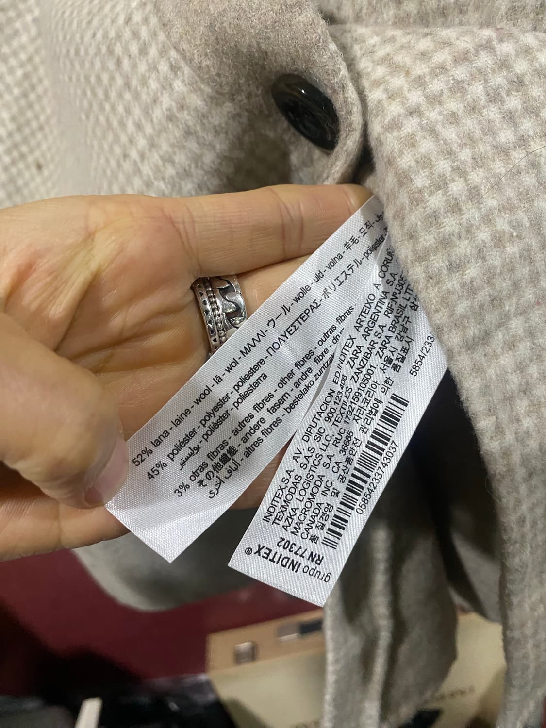 ZARA 셔츠형 코트 M사이즈 상품이미지8