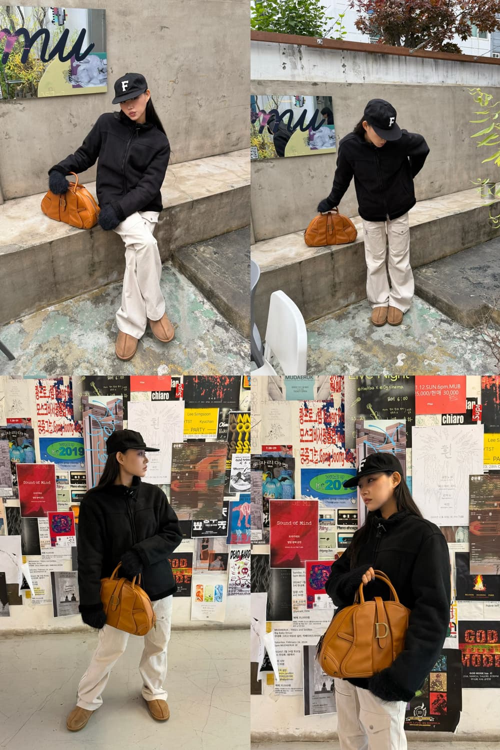 디올 새들 볼러백 카멜 상품이미지2