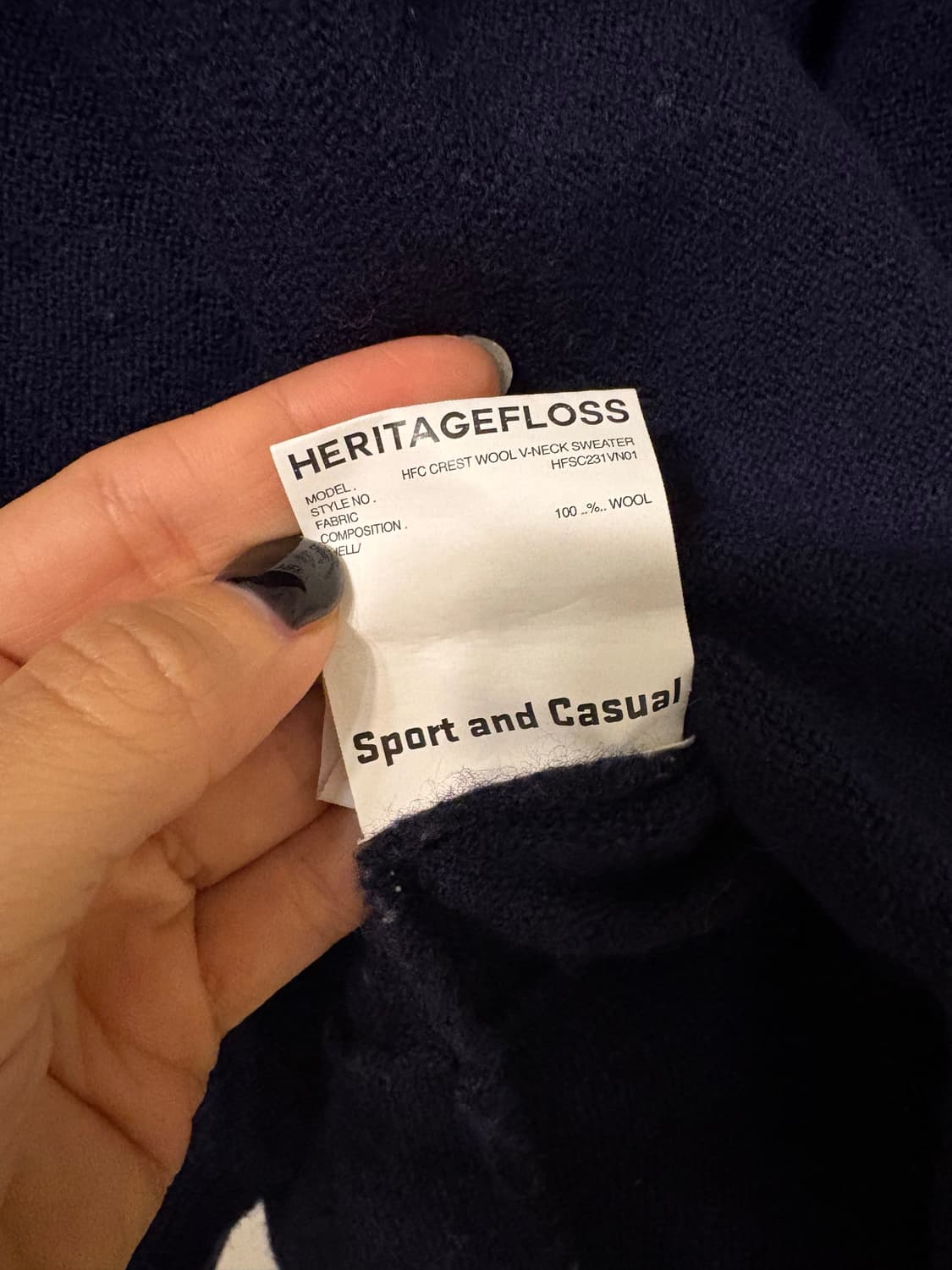 헤리티지플로스 울100 니트 상품이미지4