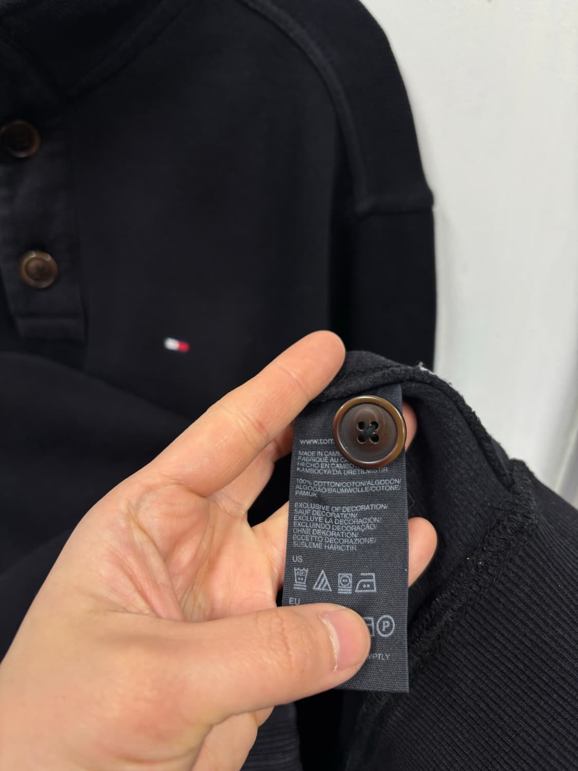 타미힐피거 반버튼 니트 상품이미지5