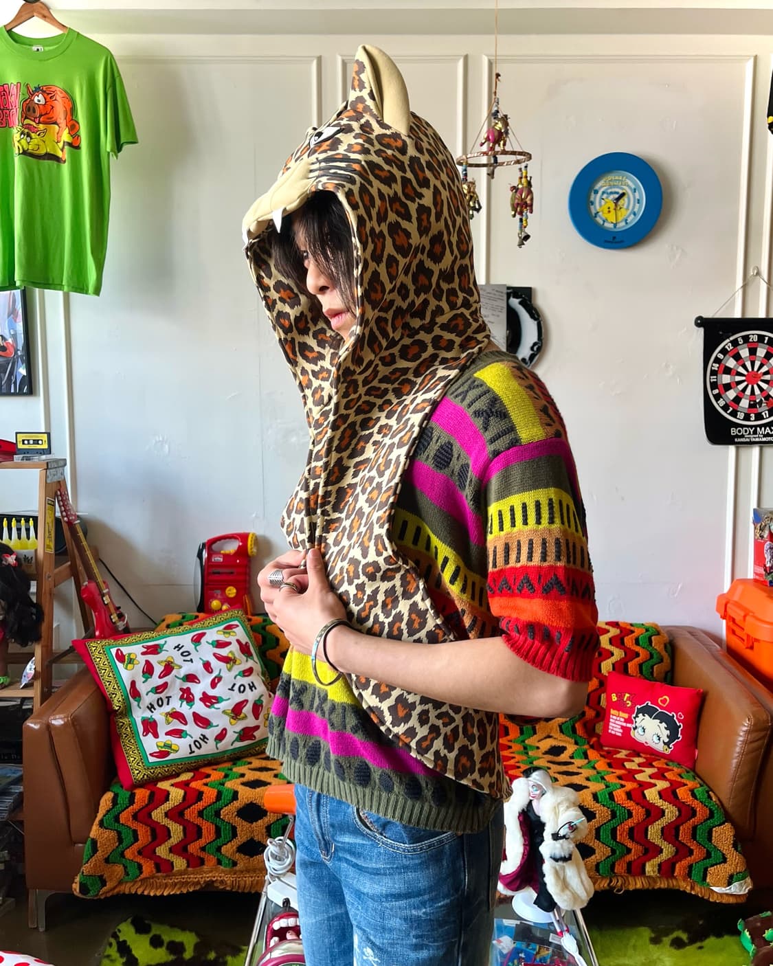 2011 Jeremy Scott X Adidas Leopard Hat 상품이미지2