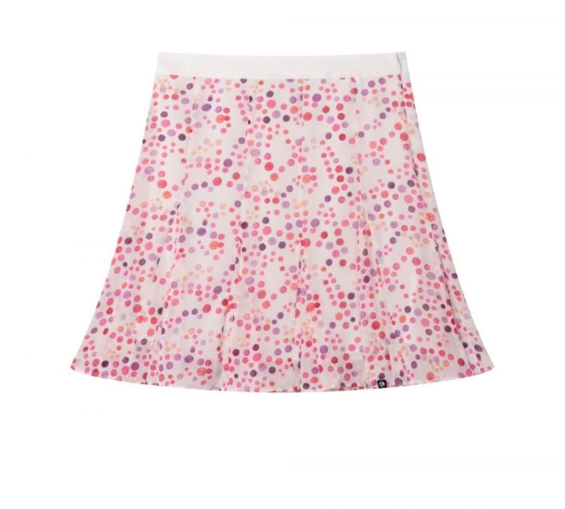 어스지구 VINTAGE CHIFFON MIDI SKIRT (PINK) 상품이미지1