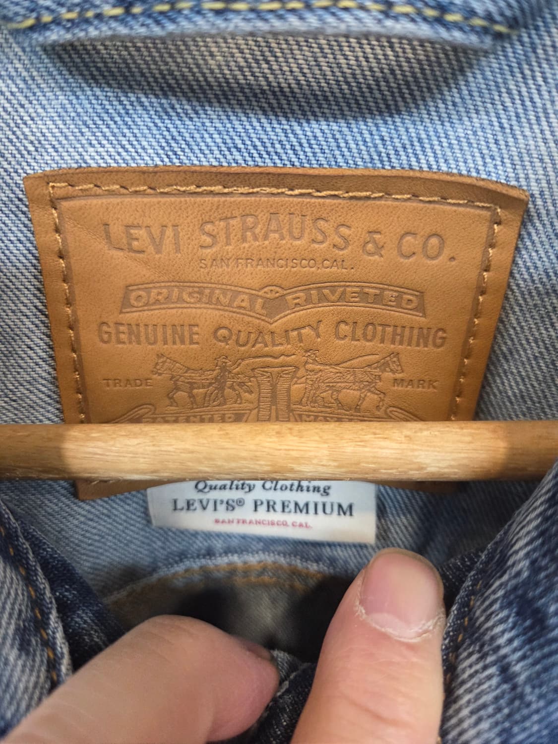 리바이스 트러커 데님자켓 m 상품이미지3