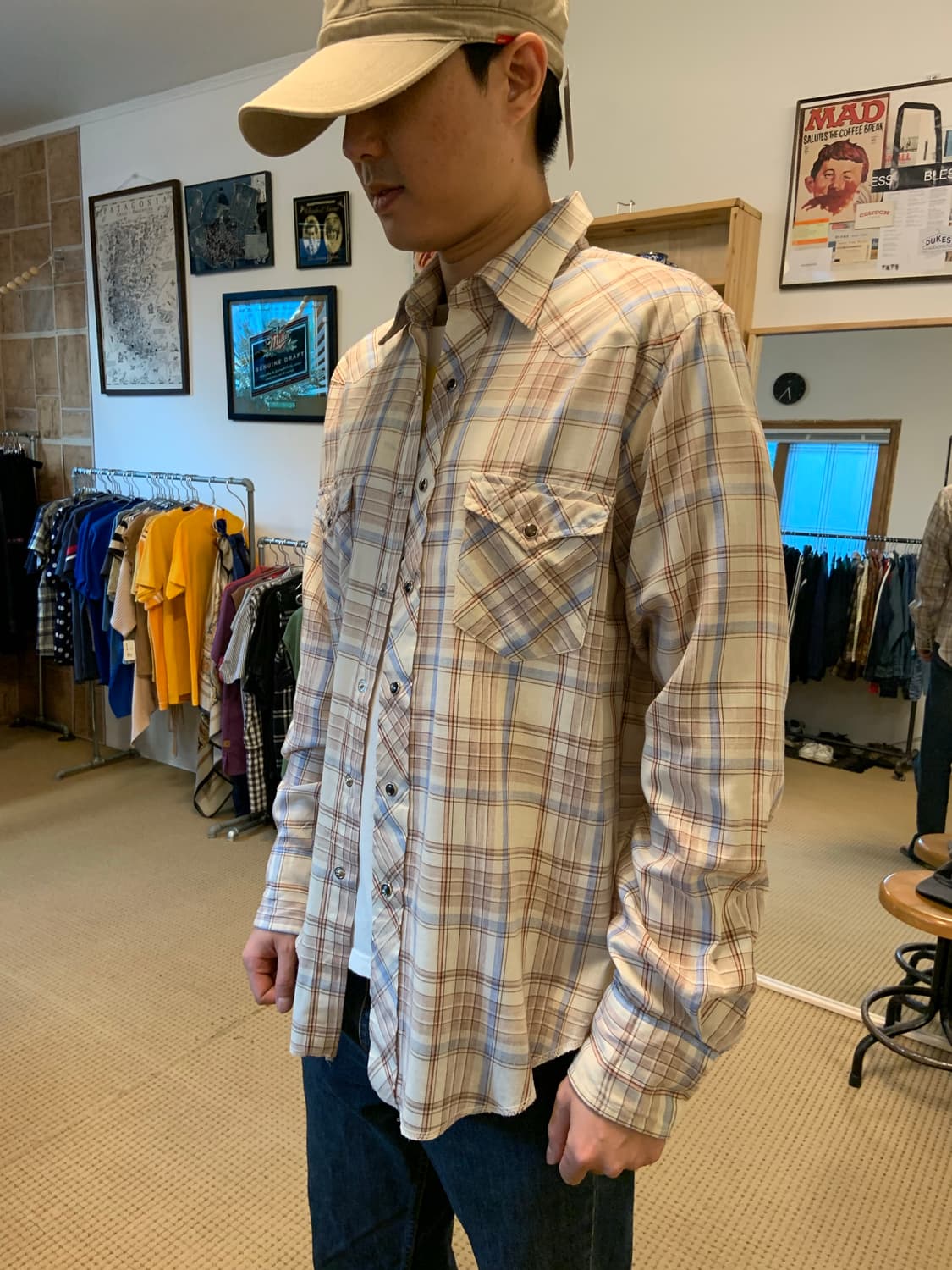 80s wrangler western shirts 상품이미지1