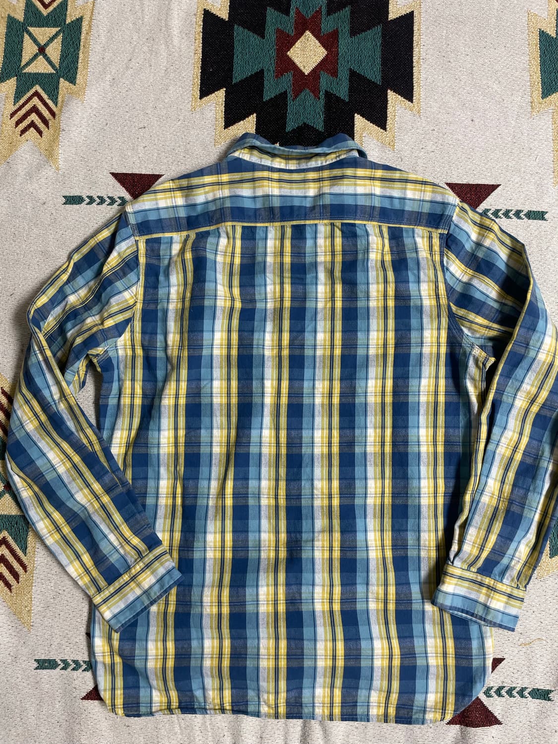 RRL 플레이드 워크셔츠(M) 상품이미지6