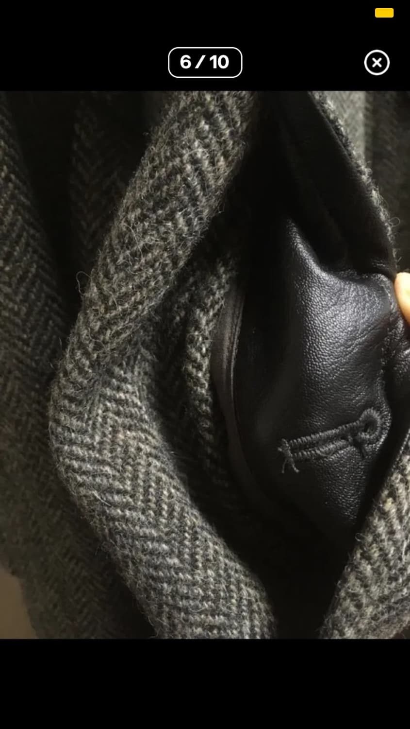 알테 울 헤링본 롱코트 상품이미지6