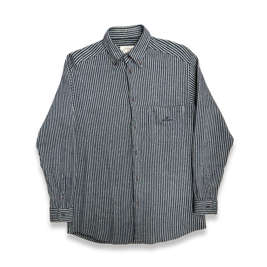 90s Armani Jeans 스트라이프 셔츠 M 상품이미지1