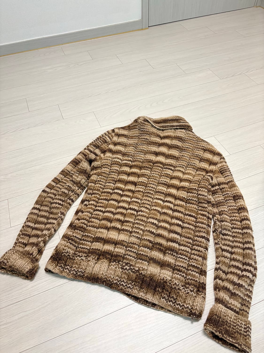 USA 아메리칸 빈티지 니트 집업 스웨터 상품이미지2