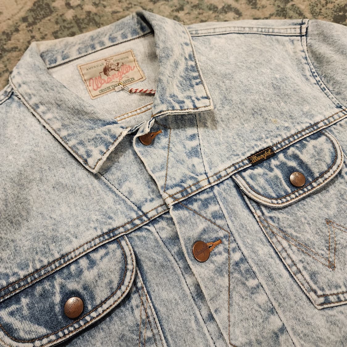 90s 오리지날 랭글러 데님자켓 상품이미지3