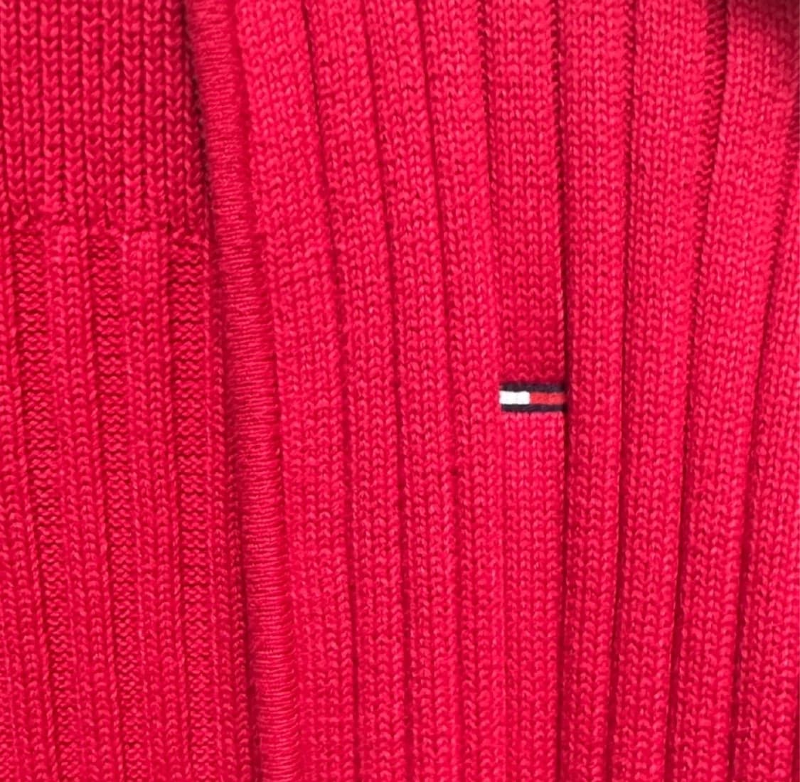 [ 타미힐피거 ] 어센틱 클래식 어페럴 레드 니트 집업  상품이미지3