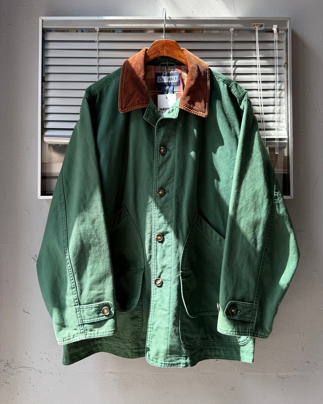 LANDS END 90s cornerstone 헤비 컨버스 워크자켓 상품이미지1