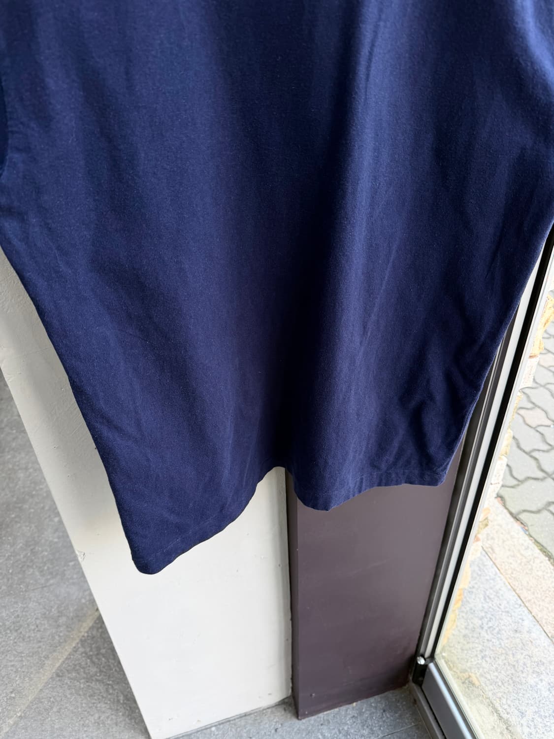 100/ 꼼데가르송 더블와펜 네이비 반팔 상품이미지6