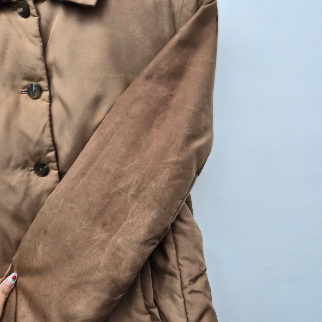 랑방 브라운 숏 패딩 38 상품이미지5