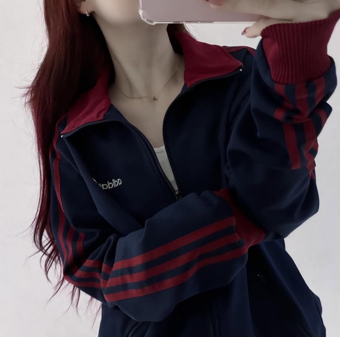 아디다스 딥네이비 버건디 져지 셋업 상품이미지1