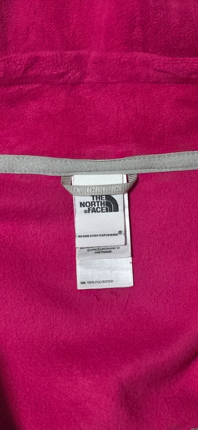 노스페이스 핑크 하프집업 플리스 L/G 상품이미지3