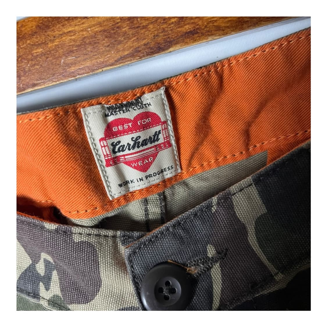 [Carhartt Wip] 칼하트윕 올드로고 카모 데님팬츠 상품이미지5