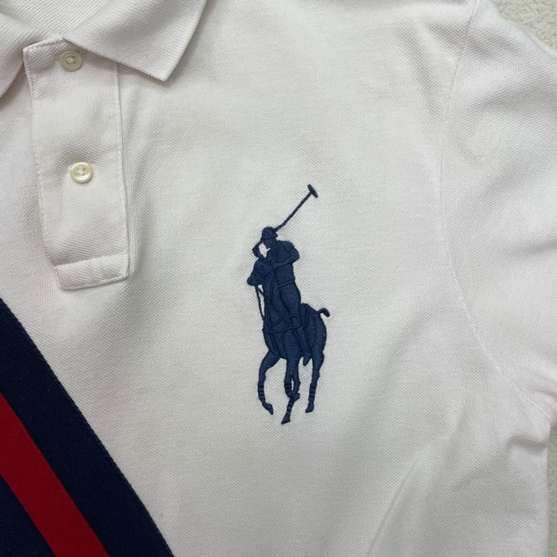 POLO RALPH LAUREN 픽포니 PK티 화이트 M 상품이미지2