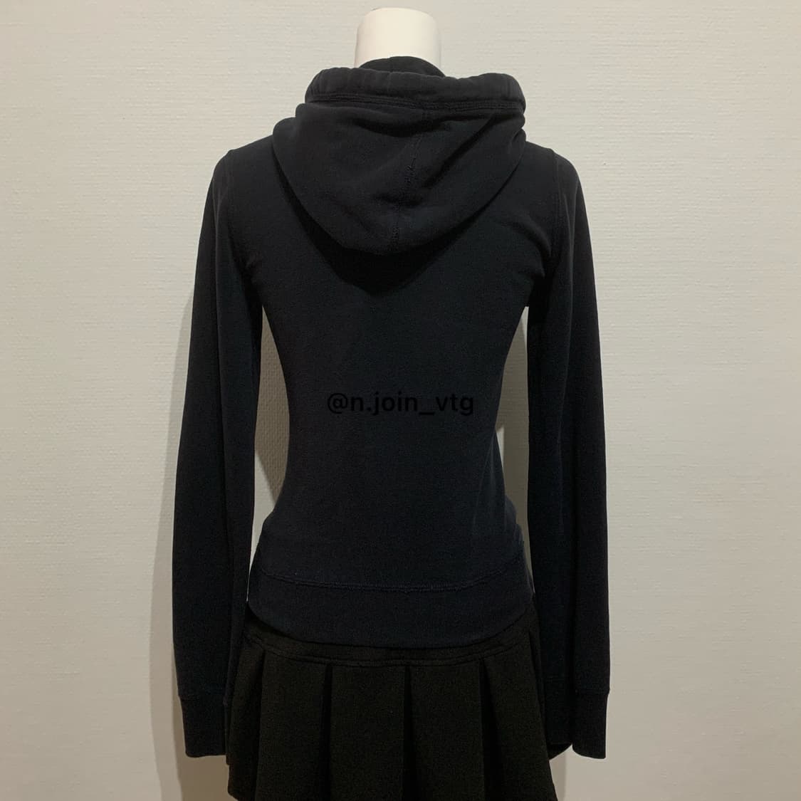 아베크롬비 블랙 네이비 후드집업 상품이미지3