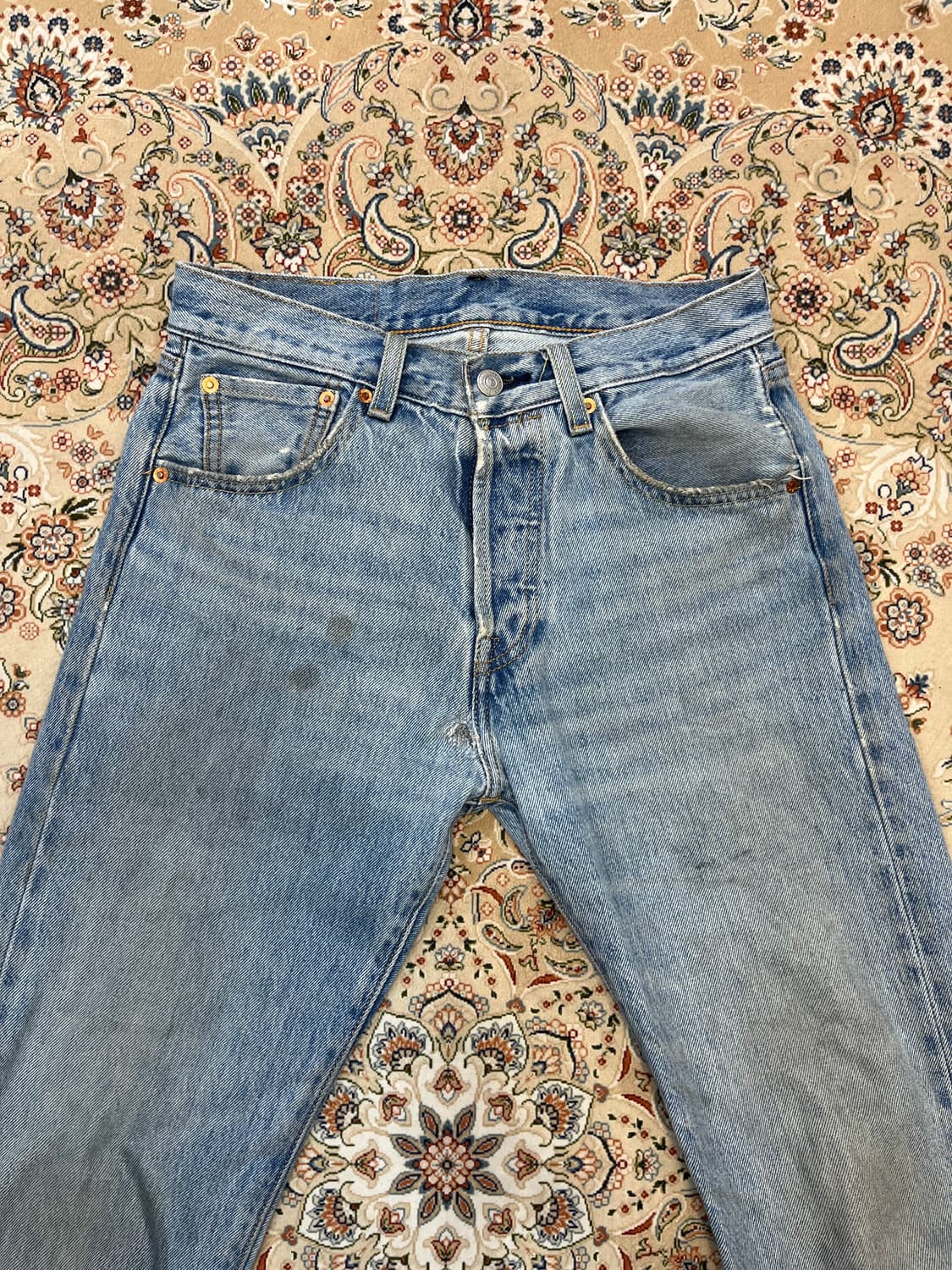 스투시 x 리바이스 501 데님팬츠 상품이미지4