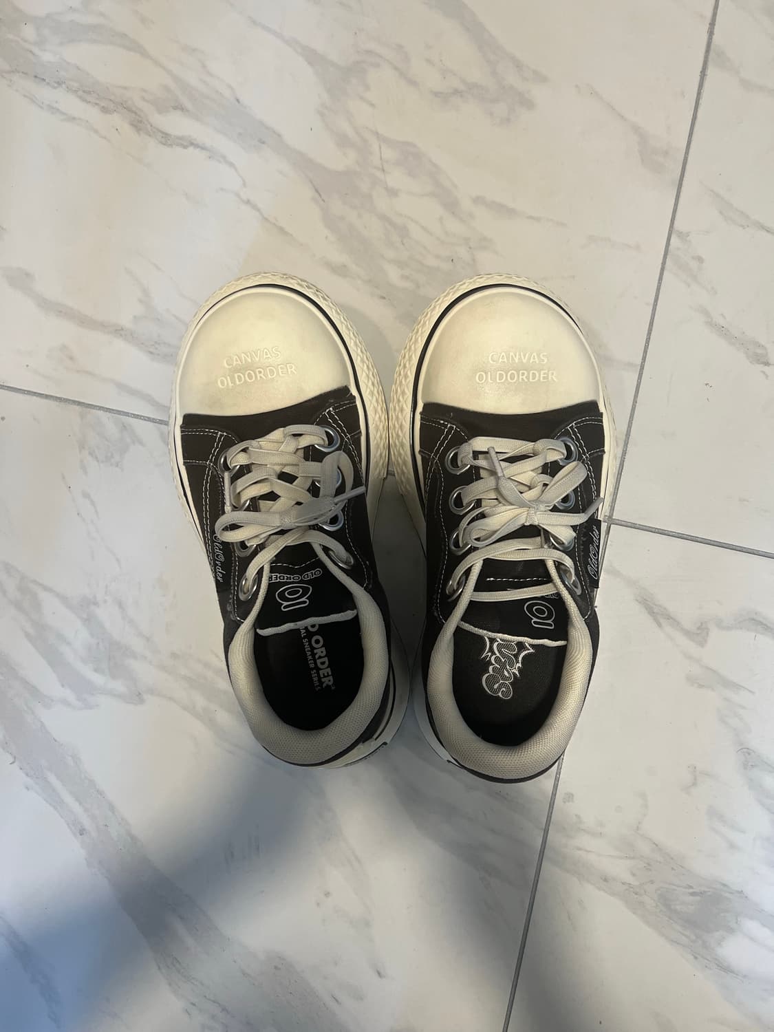 올드오더 빅헤드 컨버스 스니커즈 블랙 상품이미지4