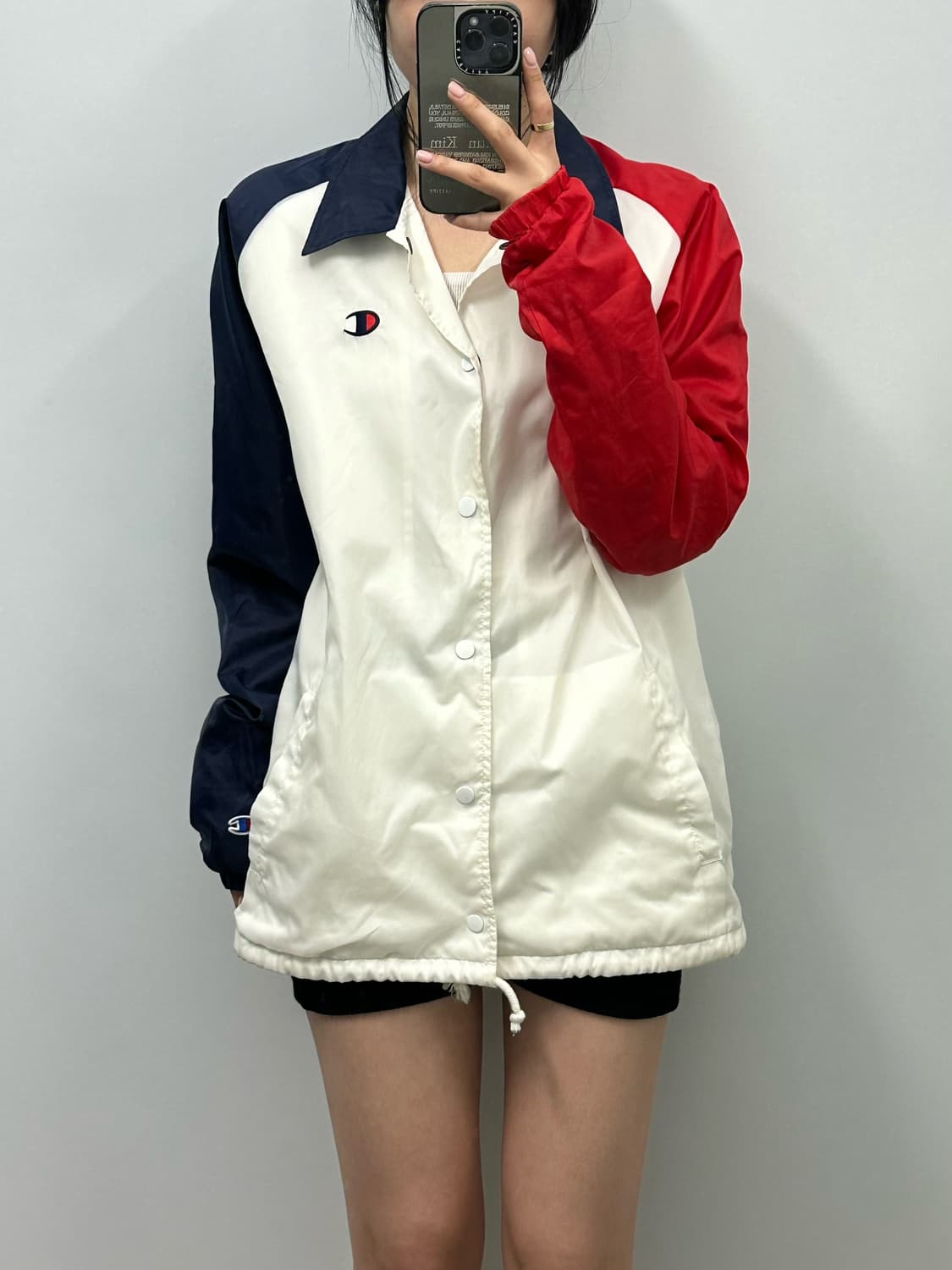 챔피온 올드스쿨 나그랑 배색 코치자켓 상품이미지1