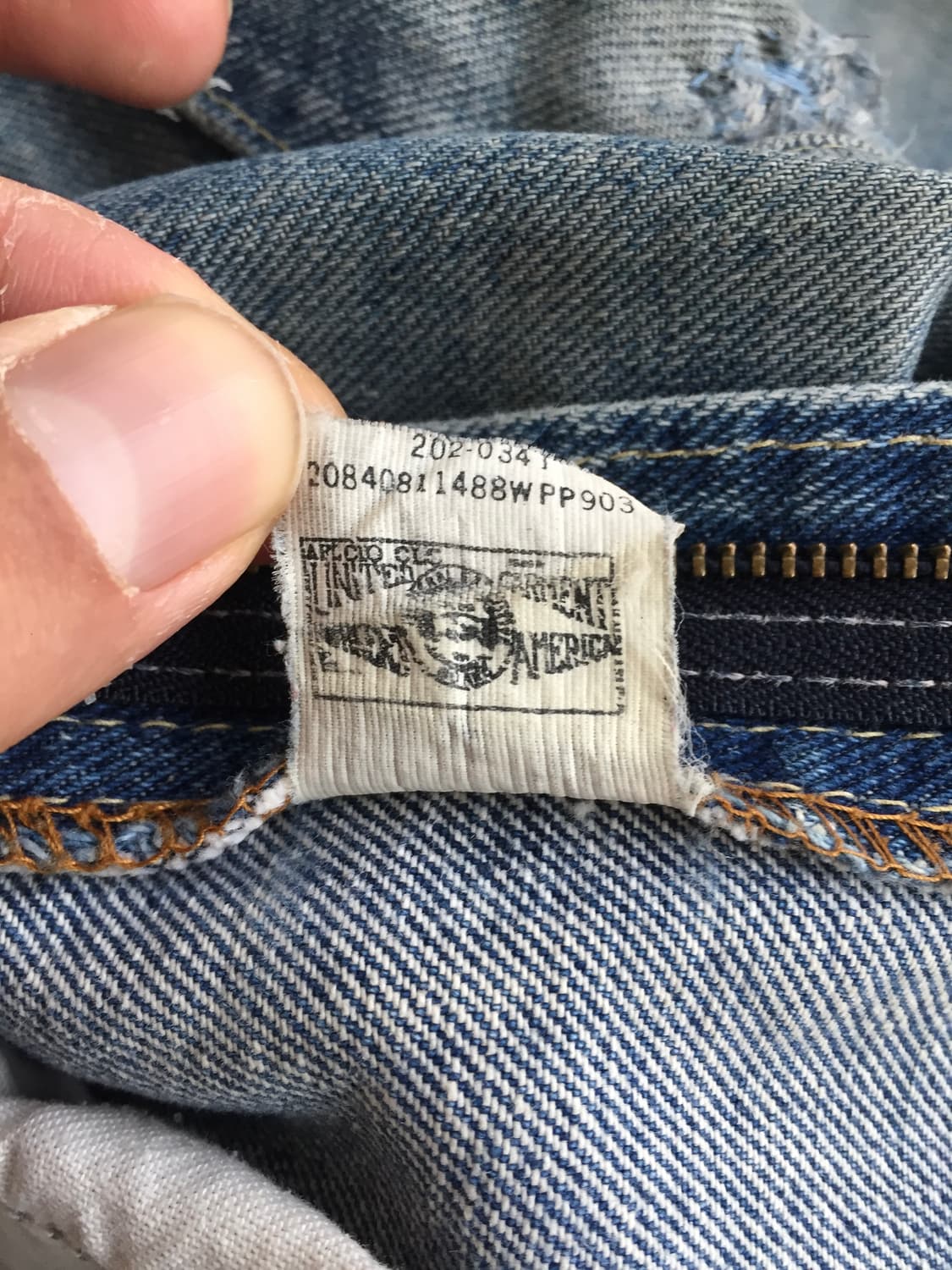 70‘s lee riders 레귤러 부츠컷 데님 상품이미지9