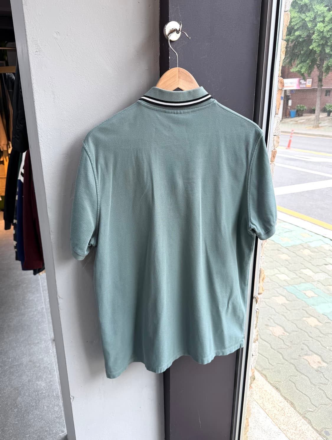 XL/ 버버리 신형 카라라이닝 클래식 반팔 상품이미지7